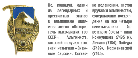 Звание «снежный барс россии» по состоянию на 14.01.2022