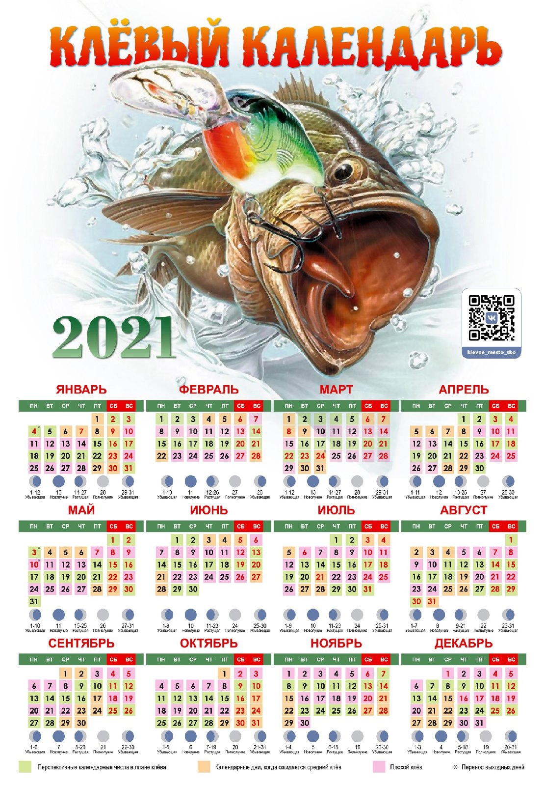 Какие дни благоприятны для рыбалки? - суперулов - интернет-портал о рыбалке