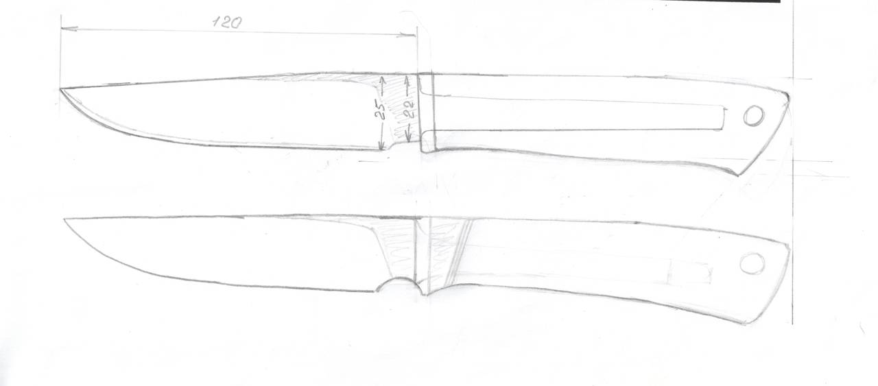 Рукоятки для ножей из дерева эскизы и чертежи фото