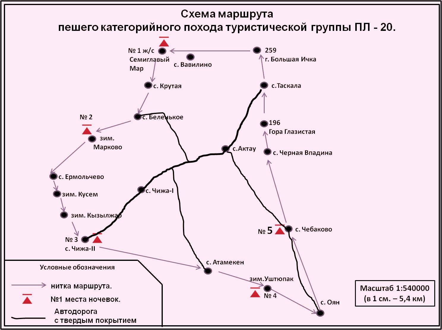 Маршрут вашу