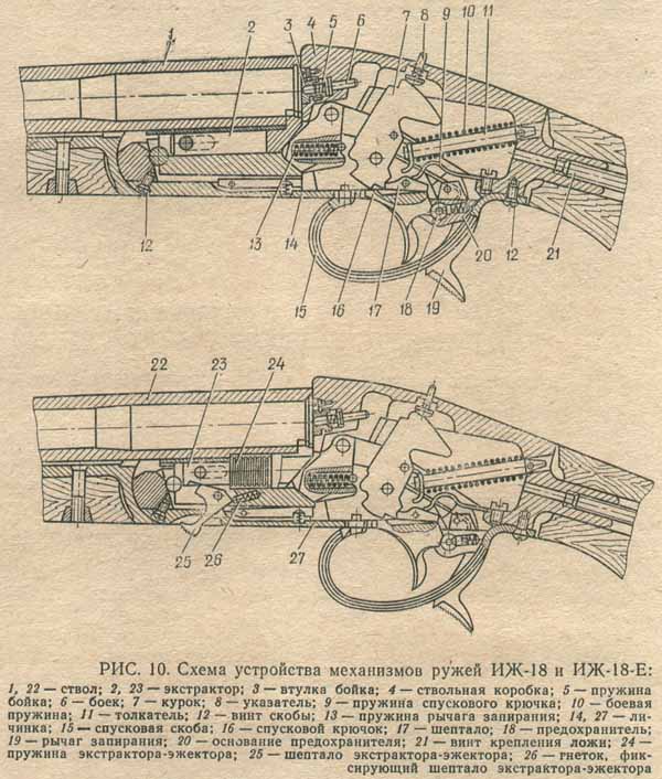 Иж 5 ружье чертеж