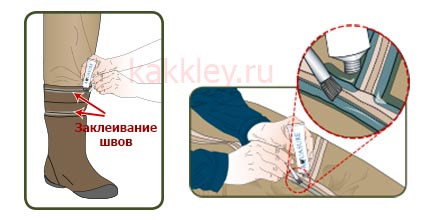 Как заклеить вейдерсы — подробное описание